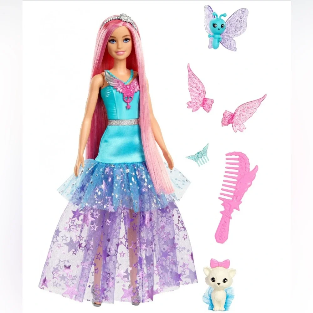 ⚡️NEW⚡️ Barbie Doll with 2 Fantasy Pets, Barbie “Malibu” from Barbie